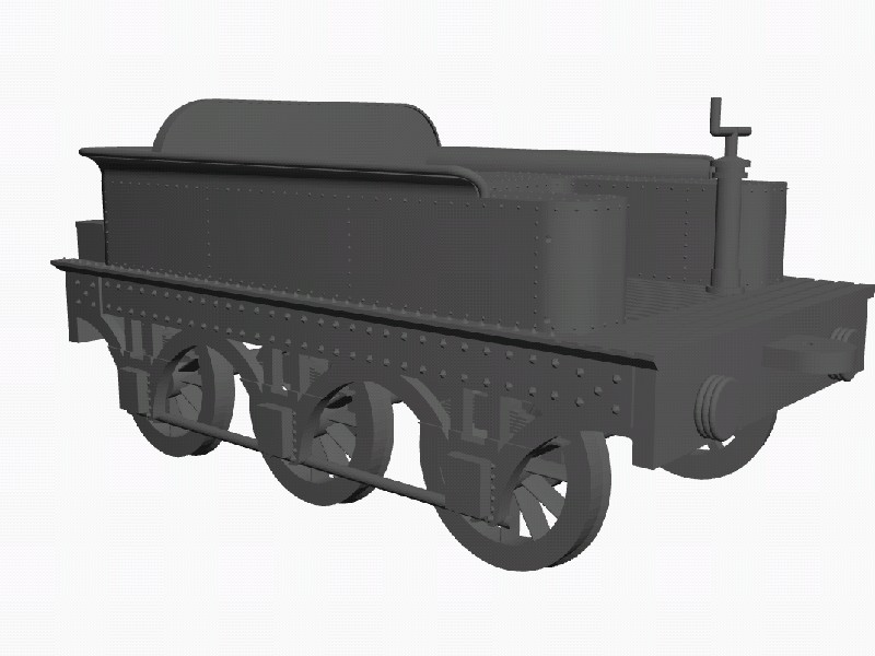 GWR 6 wheel tender